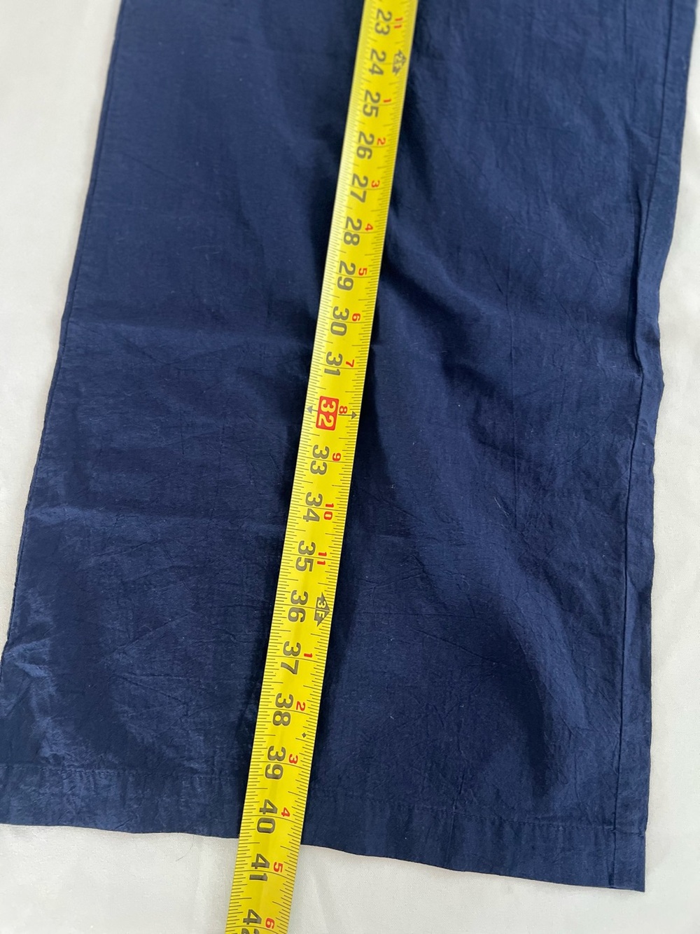 Tommy Bahama Navy Drawstring Wide-Leg Pants 100% cotton - Picture 7 of 10